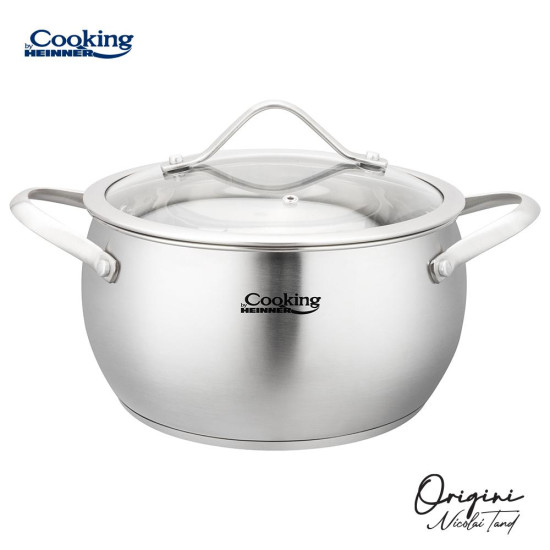 Semioala Inox+capac 18x10 Cm 2.5l Nicolai Tand Semioala Inox+capac 18x10 Cm 2.5l Nicolai Tand