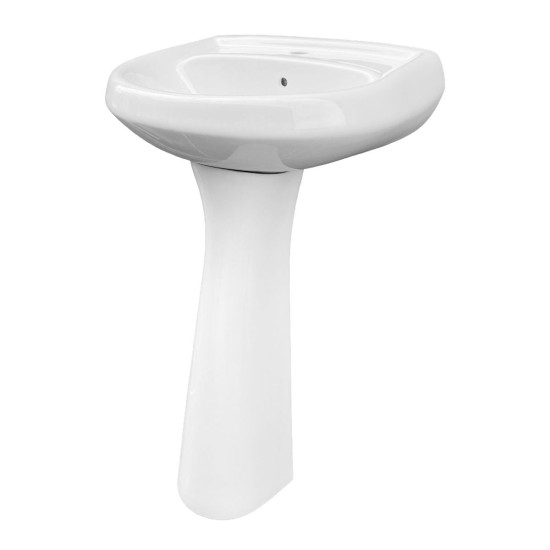 Set Lavoar Si Piedestral Capri 60cm Regata