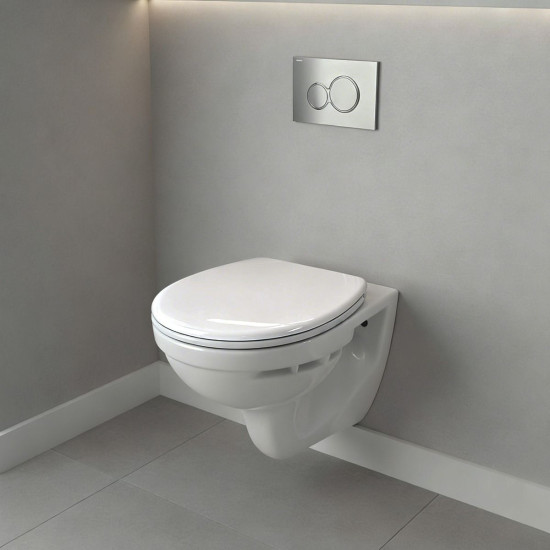 Set Simena Cu Vas Wc Suspendat Si Rezervor Incastrat+capac Pp Soft Close+ Buton De Actionare Dubla Crom