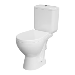 Set Vas Wc Cu Rezervor Cersanit Compact Nevada 010 +mecanism Si Capac Duroplast Cu Soft Close