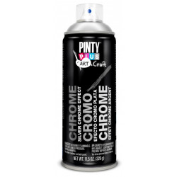 Vopsea Spray Efect Crom Argintiu C222 400ml Pintyplus Vopsea Spray Efect Crom Argintiu C222 400ml Pintyplus