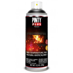 Vopsea Spray Temperaturi Inalte Negru Mat A104  400ml Pintyplus