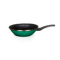 Tigaie Wok 28 Cm Verde Granit Metalac
