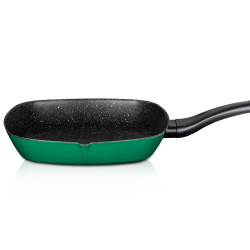 Tigaie  Gratar 26 Cm Verde Granit Metalac