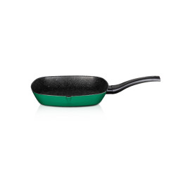 Tigaie  Gratar 26 Cm Verde Granit Metalac