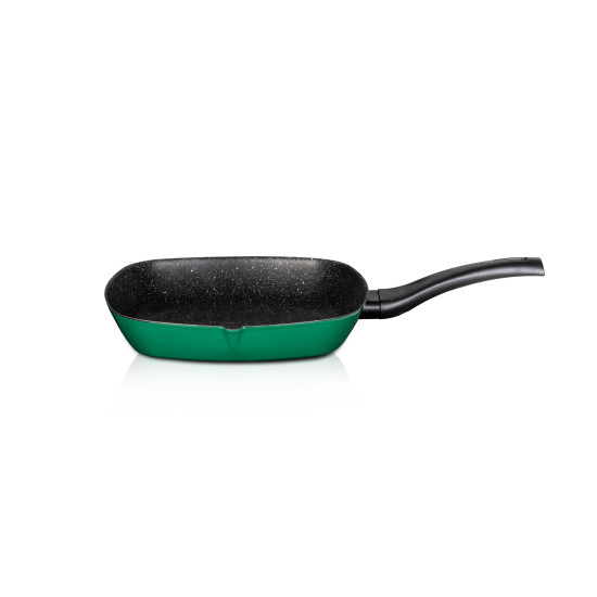 Tigaie  Gratar 26 Cm Verde Granit Metalac