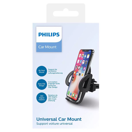 Suport Telefon Pe Grila Ventilatie  Auto Philips Ph-dlk3531