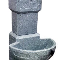 Cismea Beton Cu Polita Laka Gri Stropita Cismea Beton Cu Polita Laka Gri Stropita