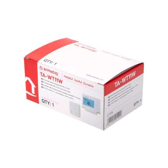 Termostat Ambient Programabil Wifi 2.4 Ghz Ta-wt11w Ermetiq