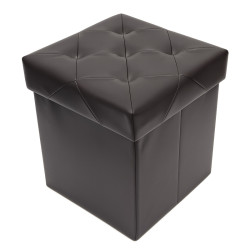 Taburet Pliabil Depozitare 38x38x38cm Brun