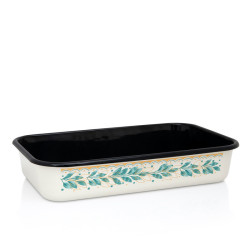 Tava Emailata Clasica 32 Cm Green Line Metalac