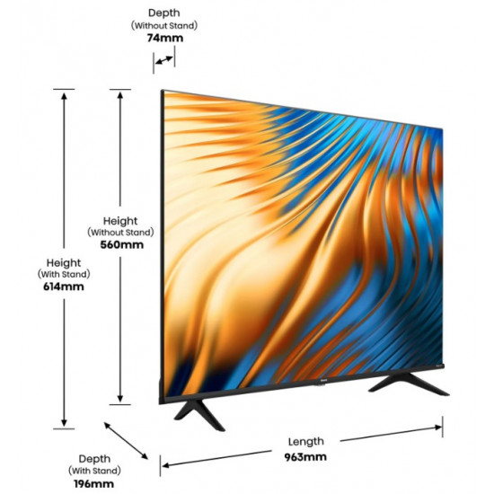 Televizor Hisense Led Smart Uhd 4k 108 Cm 43a6bg