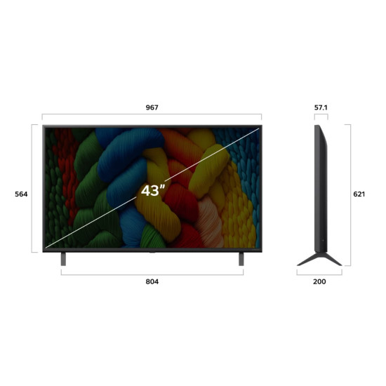 Televizor Lg Nanocell 43nano80a3b 108 Cm Smart 4k Ultra Hd Clasa G