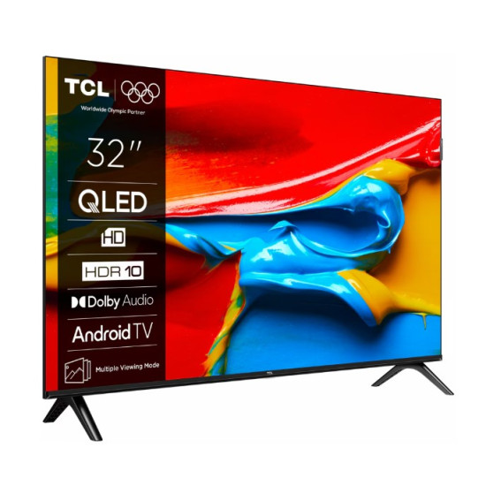 Televizor Smart Tcl Qled 32v4c 80cm Hd Clasa F