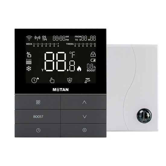 Termostat De Ambient Pentru Centrala Fara Fir Motan Th510 Rts Rf Programabil Termostat De Ambient Pentru Centrala Fara Fir Motan Th510 Rts Rf Programabil
