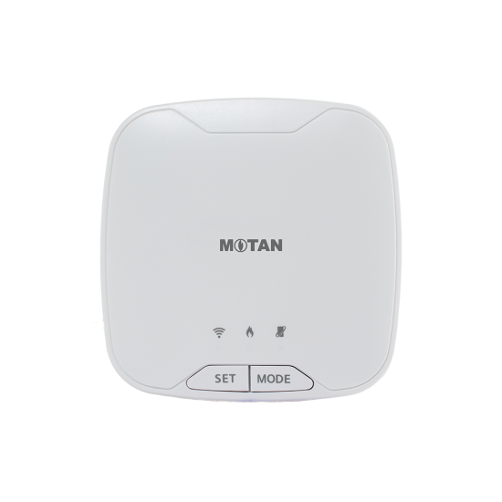Termostat De Ambient Pentru Centrala Wireless Motan Th617-wrts Wi-fi Programabil Afisaj Digital Ip30 Alb