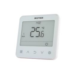Termostat De Ambient Pentru Centrala Wireless Motan Th617-wrts Wi-fi Programabil Afisaj Digital Ip30 Alb