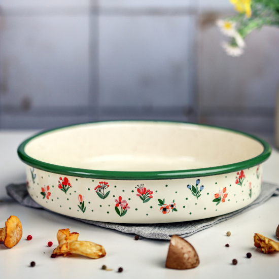 Tava Rotunda Emailata Clasica 26 Cm Those Little Things Metalac