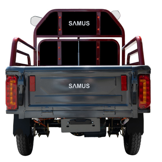 Triciclu Electric Samus Cargo Ranger 25-1.1-72v32 Red Dark Silver 1000w 25km/h + Civ Triciclu Electric Samus Cargo Ranger 25-1.1-72v32 Red Dark Silver 1000w 25km/h + Civ
