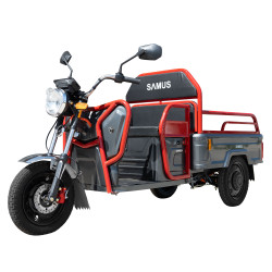 Triciclu Electric Samus Cargo Ranger 25-1.1-72v32 Red Dark Silver 1000w 25km/h + Civ