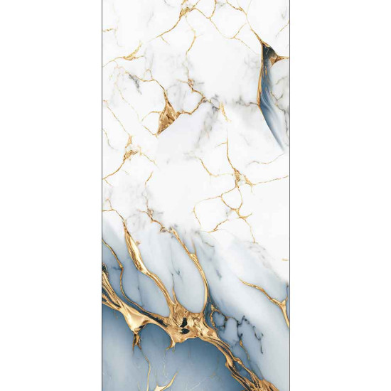 Gresie Portelanata Premier Sky Gold Glossy 120x60 Cm Rectificata Interiro/exterior (1.44 Mp/cut)