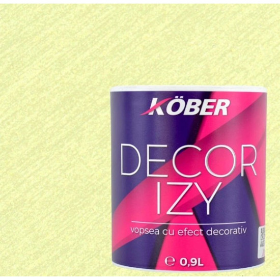 Vopsea Kober Efect Decorativa Izy Galben Solar 0.9l