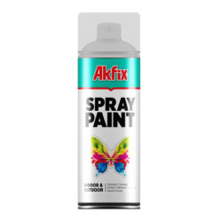 Vopsea Spray Akfix Alb Lucios Ral 9003  400ml Gw.380gr