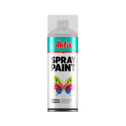 Vopsea Spray Akfix Negru Lucios Ral 9005 400ml Gw.380gr