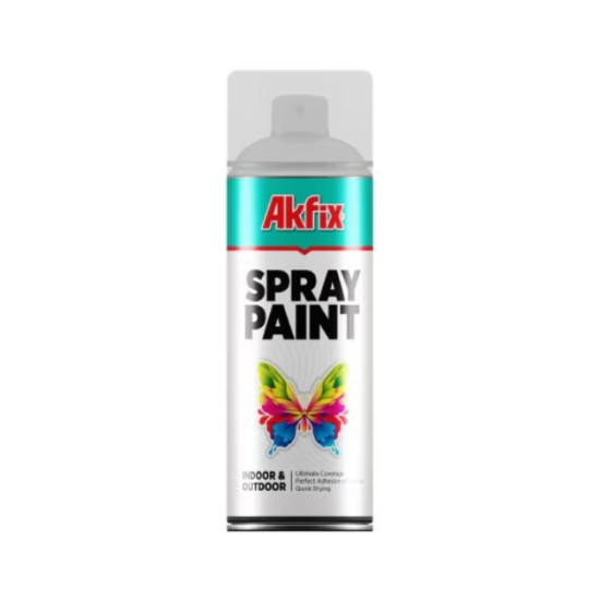 Vopsea Spray Akfix Negru Lucios Ral 9005 400ml Gw.380gr