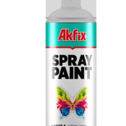 Vopsea Spray Akfix Negru Mat Ral 9005 400ml Gw.380gr