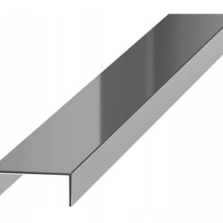 Profil Inox Brau Decorativ Argintiu Lucios 23mmx2.7m