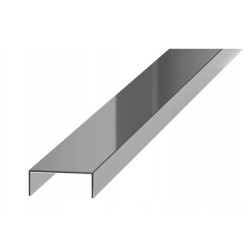 Profil Inox Brau Decorativ Argintiu Lucios 23mmx2.7m
