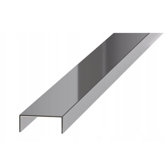 Profil Inox Brau Decorativ Argintiu Lucios 23mmx2.7m