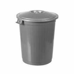 Cos De Gunoi Cu Capac 46l Gri K007