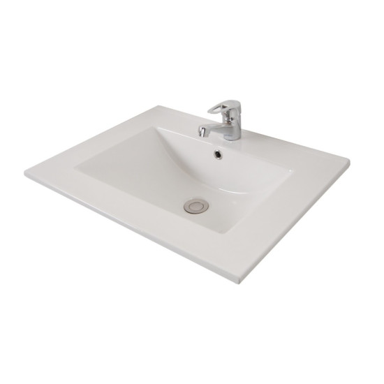 Baza Seria 033 Cu Usi 60 Cm Alb+lavoar 2060 Colora 60cm