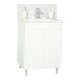 Baza Seria 033 Cu Usi 60 Cm Alb+lavoar 2060 Colora 60cm