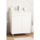 Baza Seria 033 Cu Usi 60 Cm Alb+lavoar 2060 Colora 60cm