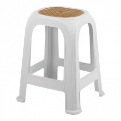 Scaun Fara Spatar Plastic Ct040 Alb