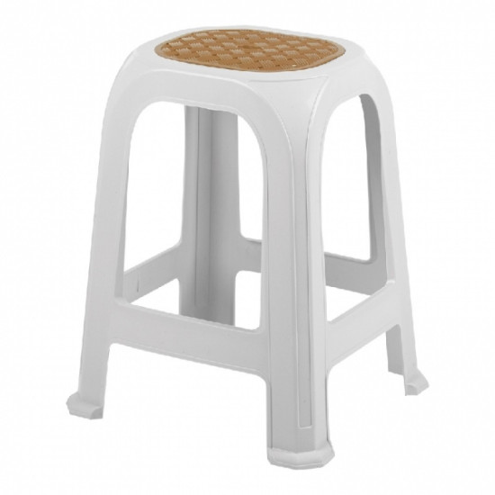 Scaun Fara Spatar Plastic Ct040 Alb