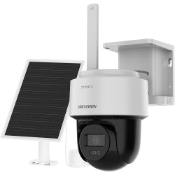 Camera De Supraveghere Exterior Pt 4g Lte Cu Panou Solar Hikvision Ds-2cfsp4/4g 4mp 2.8mm Acumulator 9000mah