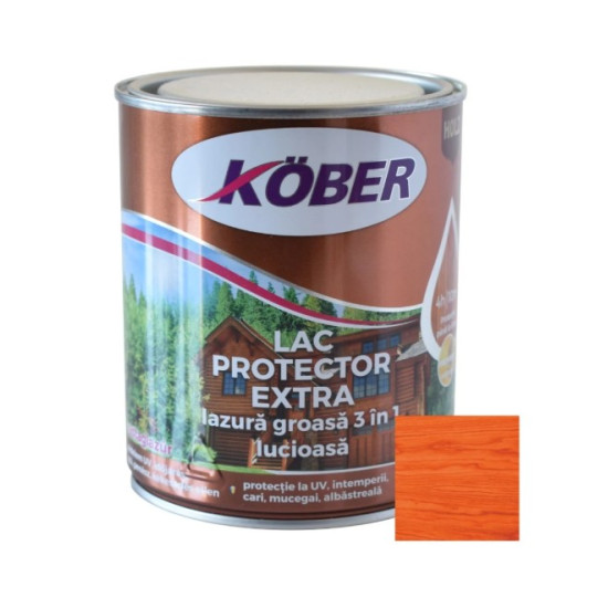 Lac Protector Extra Kober 3 In 1 Pt Lemn Int/ext Cires 0.75 L