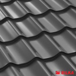 Tigla Metalica Clasic Bilka 35 Ral 7024 0.45mm Lucios (11 Pasi 3.99x1.20 Mp/buc)