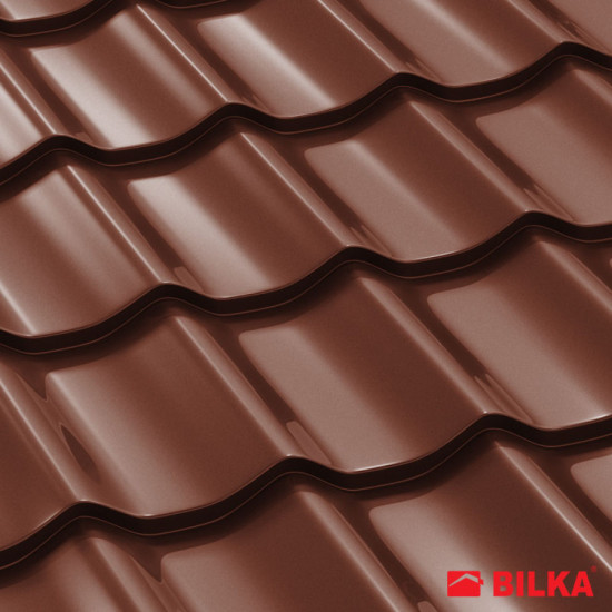 Tigla Metalica Bilka Clasic 35 Ral8017 0.4mm(10 Pasi 3.64x1.2) Lucios Tigla Metalica Bilka Clasic 35 Ral8017 0.4mm(10 Pasi 3.64x1.2) Lucios