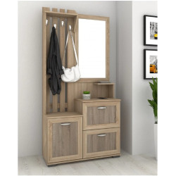 Cuier Carla Ro 100x37x200cm Sonoma/trufe
