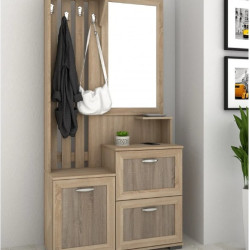 Cuier Carla Ro 100x37x200cm Sonoma/trufe Cuier Carla Ro 100x37x200cm Sonoma/trufe
