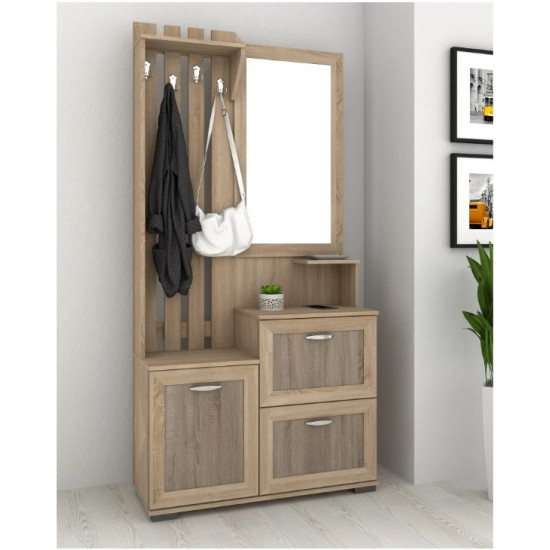 Cuier Carla Ro 100x37x200cm Sonoma/trufe Cuier Carla Ro 100x37x200cm Sonoma/trufe