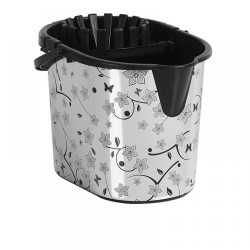Galeata Cu Storcator 15l Imprimeu Marble Ts001/d