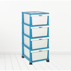 Dulap 4 Sertare Classic D007 Mov/albastru