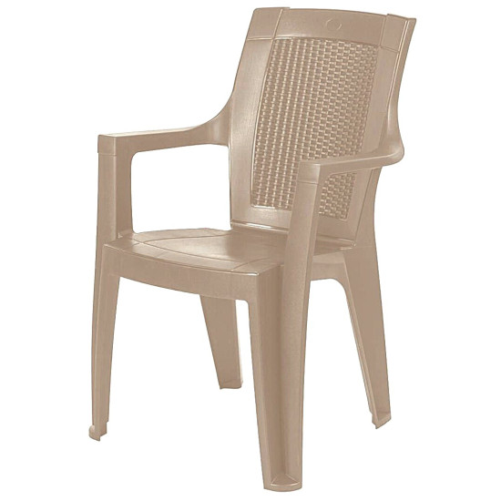 Scaun Ema Ratan Cappuccino 61cm X 60cm X H89cm Scaun Ema Ratan Cappuccino 61cm X 60cm X H89cm