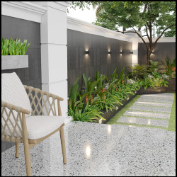 Placa Granite New Halayeb Polihed 30x60 18mm Buc